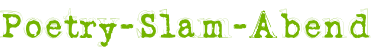 Poetry-Slam-Abend